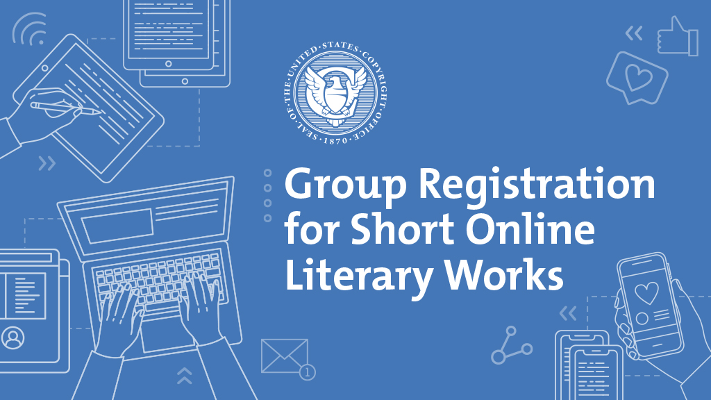 Group Registration for Short Online Literary Works