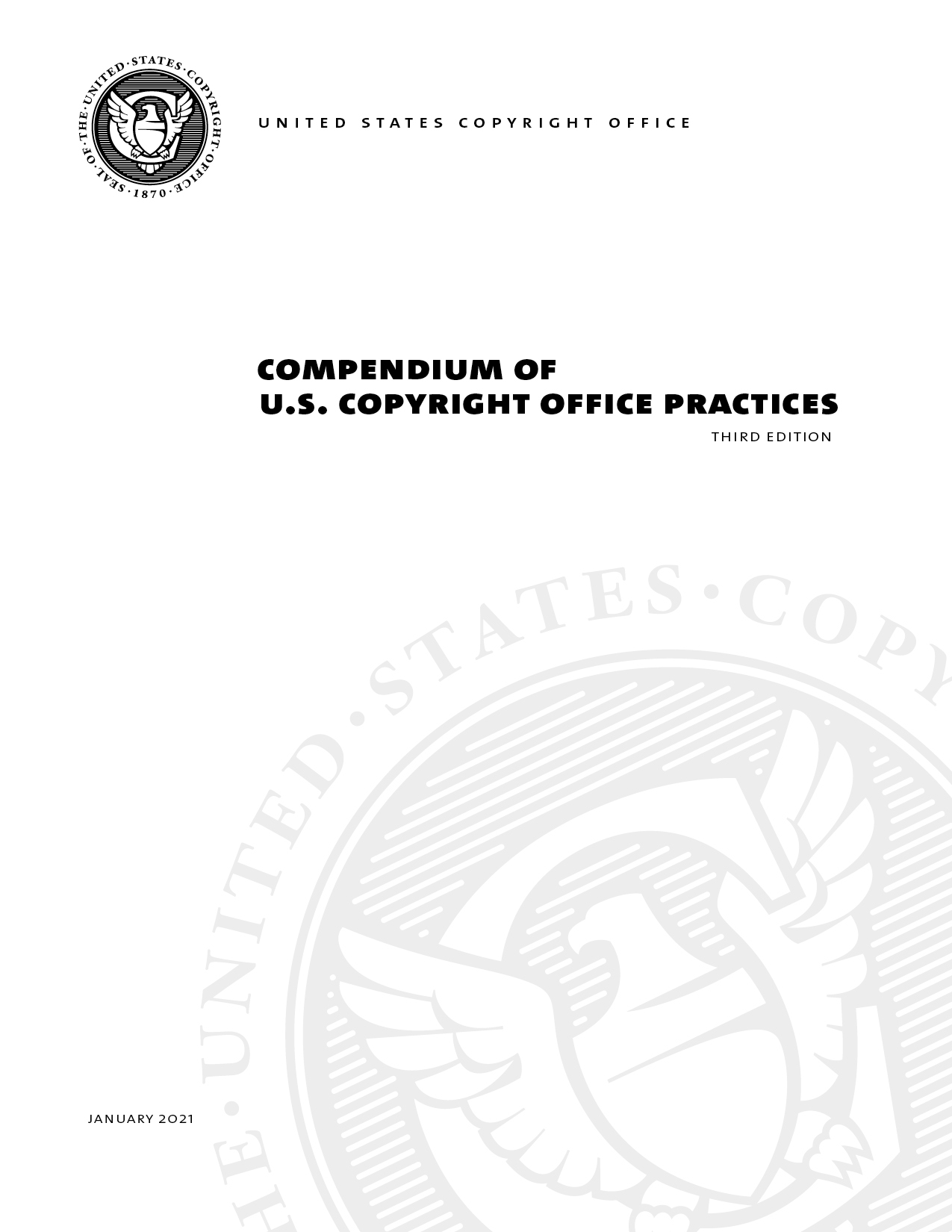 Compendium of U.S. Copyright Office Practices cover