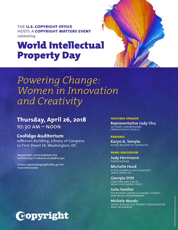 World Intellectual Property Day 2018, Powering Change: Women in ...