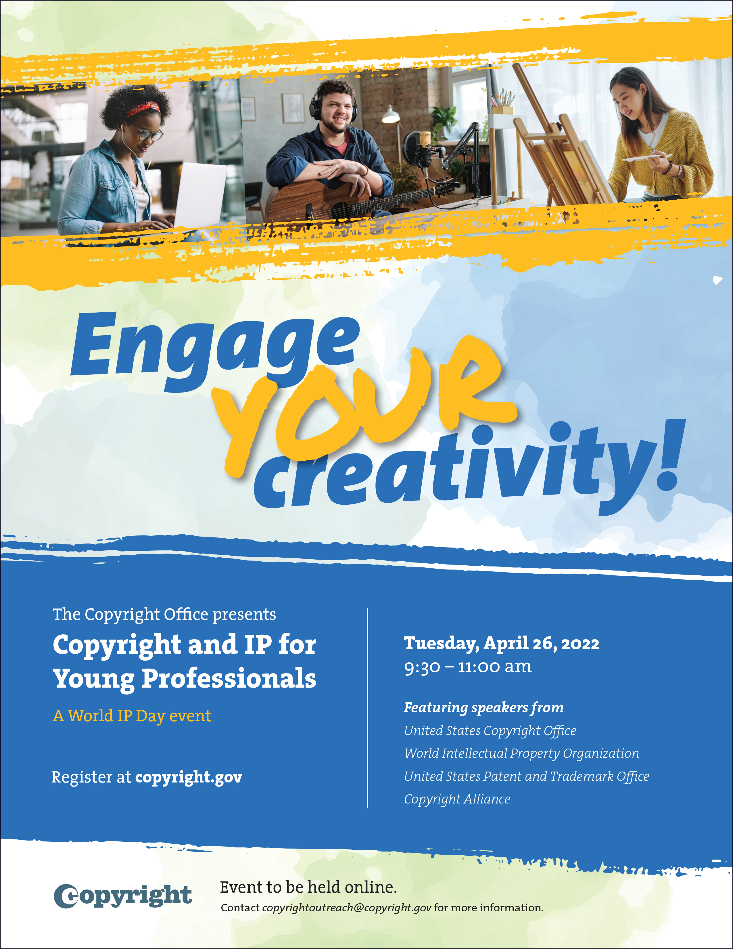 Engage Your Creativity: Copyright and IP for Young Professional